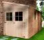 Anlehn-Gartenhaus inkl. Seitenwand - 4,16 x 2,16 Meter - unbehandelt - Pultdach Abbildung