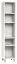 Regal Arbolita 49, Farbe: Weiß - Abmessungen: 195 x 39 x 38 cm (H x B x T)