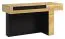 Schlafzimmer Komplett - Set D Lipik, 9-teilig, teilmassiv, Farbe: Eiche / Schwarz