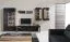 Kommode "Tinlot" 05, Schwarz / Walnuss - Abmessungen: 108 x 135 x 40 cm (H x B x T)