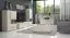 Vitrine Garim 21, Farbe: Beige Hochglanz - 193 x 60 x 40 cm (H x B x T)