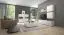 Hängeregal / Wandregal Garim 41, Farbe: Beige Hochglanz - 30 x 120 x 21 cm (H x B x T)