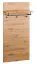 Garderobe Pandrup 15, Farbe: Eiche - Abmessungen: 145 x 69 x 27 cm (H x B x T)