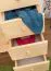 Kleiderschrank Kiefer Vollholz massiv natur 009 - Abmessung 190 x 80 x 60 cm (H x B x T)