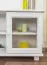 TV-Unterschrank Kiefer Vollholz massiv weiß lackiert 004 - Abmessung 55 x 136 x 47 cm  (H x B x T)