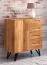 Kommode Masterton 06 Kernbuche massiv geölt - Abmessungen: 100 x 91 x 45 cm (H x B x T)