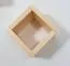 Hängeregal / Wandregal Kiefer massiv Vollholz natur Junco 283D - Abmessung 15 x 15 x 12 cm