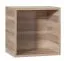 Jugendzimmer - Hängeregal / Wandregal Roland 12, Farbe: Hellbraun - 38 x 38 x 28 cm (H x B x T)