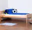 Kinderbett 90 x 200 cm | Massivholz: Buche | Natur Lackiert Abbildung