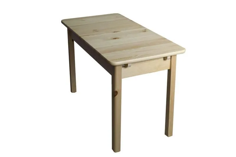 Tisch 145x90 cm Kiefer massiv, Ausziehbar auf 210, Farbe: Natur Abbildung