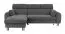Ecksofa Lummen 01, Farbe: Grau - Abmessungen: 98 x 252 x 171 cm (H x B x T) - Ottomane: Links