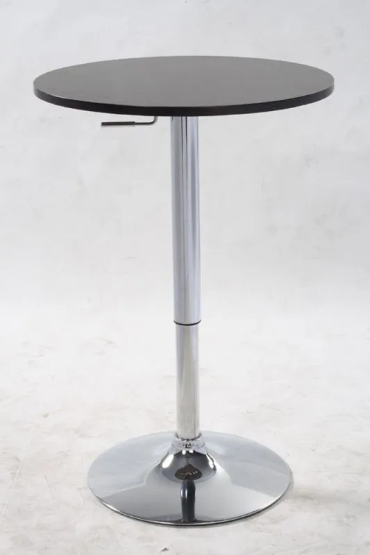 Stehtisch Dano 05, Farbe: Schwarz - Durchmesser: 60 cm