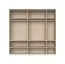 Fünftüriger Kleiderschrank mit genügend Stauraum Neiafu 13, Farbe: Kaschmir, verstellbare Füße, Soft-Close-Funktion, Maße: 224 x 227 x 56 cm