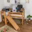 Hochbett mit Rutsche