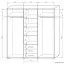 Schiebetürenschrank / Kleiderschrank Rabaul 39, Farbe: Sonoma Eiche hell / Sonoma Eiche dunkel - Abmessungen: 210 x 180 x 60 cm (H x B x T)