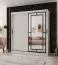 Schiebetürenschrank | Weiß Matt | 10 Fächer | 2 Kleiderstangen | hochwertig Verarbeitet | 180 x 62 x 200 cm | Kleiderschrank | Spiegeltür | modernes Design