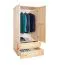 Kleiderschrank 80 breit