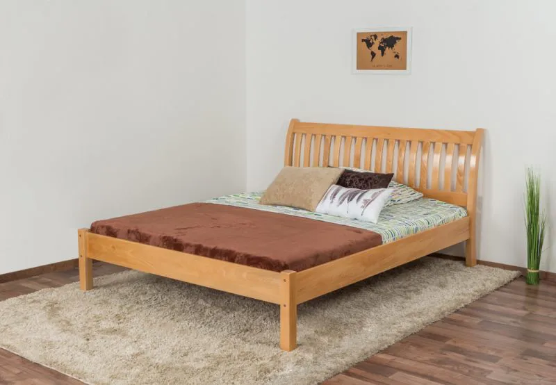 Doppelbett / Gästebett Wooden Nature 142 Buche massiv Natur - 160 x 200 cm (B x L)
