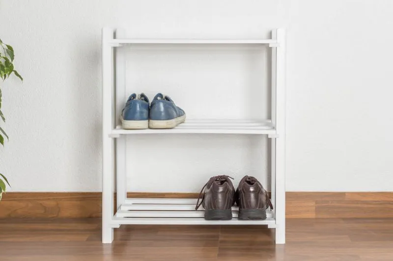 Schuhregal Vollholz
