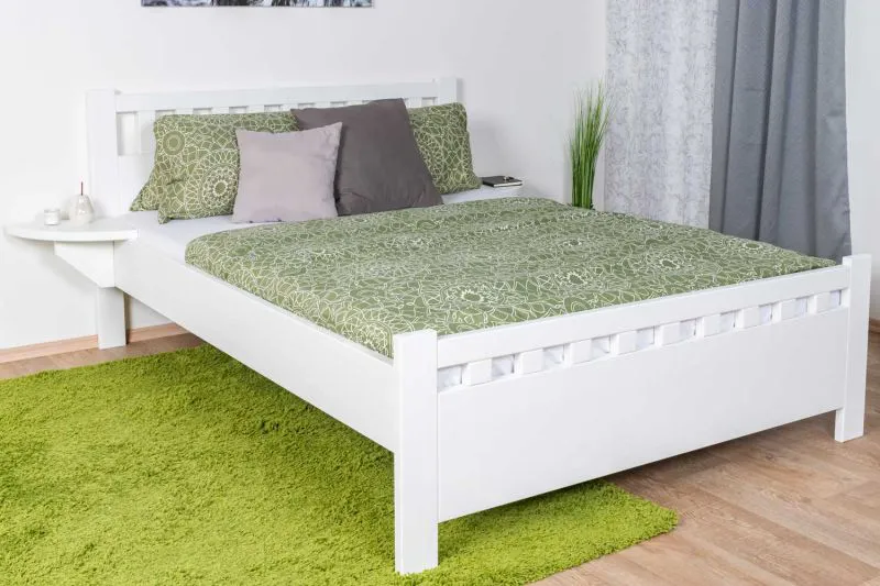 Modernes Doppelbett Kiefer Massivholz 67, Gästebett inkl. Lattenrost, Matratzenmaße 160 x 200 cm, hohe Holzqualität, robust und stabil, einfache Montage