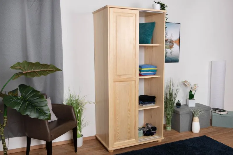 Kleiderschrank Kiefer Schiebetüren