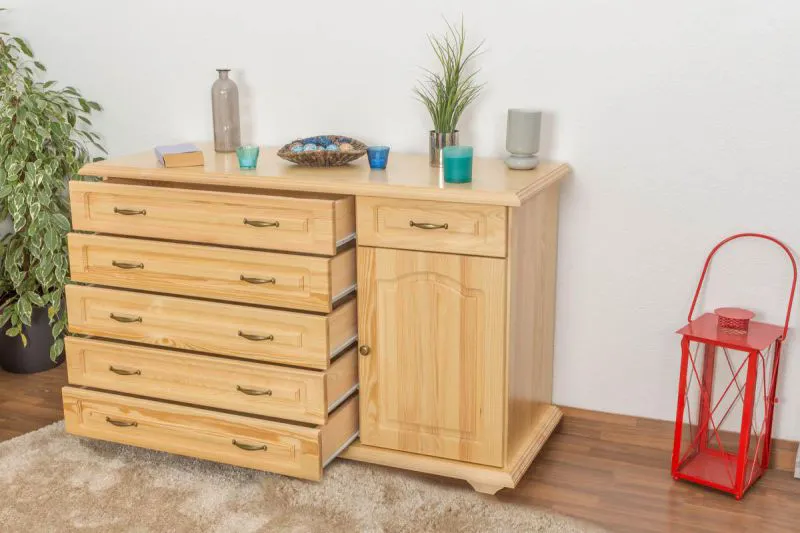 Anrichte, Küchenschrank - Farbe: Natur Abbildung