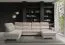 Wohnlandschaft mit Schlaffunktion Turnhout 01, Farbe: Beige - Abmessungen: 102 x 340 x 207 cm (H x B x T) - Ottomane: Links