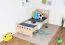 Kinderbett / Jugendbett Buche massiv Vollholz natur 109, inkl. Lattenrost - 80 x 200 cm (B x L)