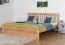 Jugendbett "Easy Premium Line" K8 inkl. 1 Abdeckblende, 200 x 200 cm Buche Vollholz massiv Natur