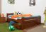 Bettgestell Buche 140 x 200 cm Kirsche