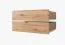 2x Schrankschubladen, Farbe: Artisan