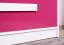 Kinderzimmer - Drehtürenschrank / Kleiderschrank Walter 03, Farbe: Weiß / Rosa Hochglanz - 191 x 80 x 40 cm (H x B x T)