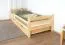 Kinderbett / Jugendbett Milo 36 inkl. 2 Schubladen und Lattenrost, in Natur, Kiefer Massivholz, Liegefläche 90 x 200 cm, robust und langlebig