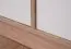 Drehtürenschrank / Kleiderschrank Hannut 07, Farbe: Weiß / Eiche - Abmessungen: 190 x 150 x 56 cm (H x B x T)