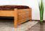 Kinderbett 100 x 200 cm | Massivholz: Kiefer | Erle Lackiert Abbildung