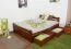 Bett Buche massiv 140 x 200 cm Kirsche Abbildung