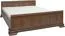 Doppelbett Sentis 26, Farbe: Dunkelbraun - 160 x 200 cm (B x L)