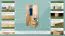 Kleiderschrank Kiefer Vollholz massiv natur 009 - Abmessung 190 x 80 x 60 cm (H x B x T)