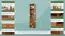 Bücherregal Kiefer massiv Vollholz Eichefarben B005 - Abmessung 190 x 40 x 42 cm (H x B x T)