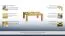Couchtisch Jussara 15, Farbe: Natur, Eiche massiv – 100 x 100 x 39 cm (B x T x H)
