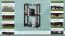 Regal Kiefer massiv Vollholz Walnussfarben Junco 57D - 86 x 50 x 30 cm (H x B x T)