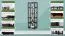 Regal / Eckregal Kiefer massiv Vollholz Walnussfarben Junco 58 - Abmessungen: 200 x 71 x 54 cm (H x B x T)