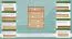 Schuhschrank Kiefer Vollholz massiv natur Junco 217 - Abmessung 98 x 72 x 30 cm