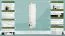 Schrank Kiefer massiv Vollholz weiß Junco 36 - Abmessungen: 195 x 45 x 42 cm (H x B x T)