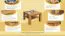 Couchtisch Wooden Nature 420 Eiche massiv - 65 x 65 x 45 cm (B x T x H)