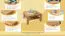 Couchtisch Wooden Nature 420 Eiche massiv - 80 x 80 x 45 cm (B x T x H)