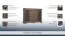 Vitrine Sentis 12, Farbe: Dunkelbraun - 117 x 158 x 46 cm (H x B x T)
