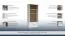 Bücherregal Segnas 12, Farbe: Kiefer Weiß / Eiche Braun - 198 x 90 x 43 cm (H x B x T)