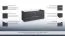 Waschtischunterschrank Rajkot 69, Farbe: Eiche Schwarz – 50 x 119 x 45 cm (H x B x T)