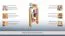 Regal "Easy Möbel" S05, Buche Vollholz massiv Natur - 120 x 64 x 20 cm (H x B x T)